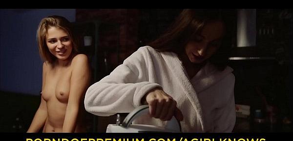  A GIRL KNOWS - Mary Kalisy & Aruna Aghora orgasmic lesbian sex